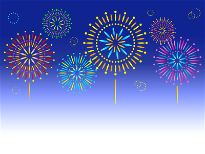 Fireworks. Free illustration for personal and commercial use.