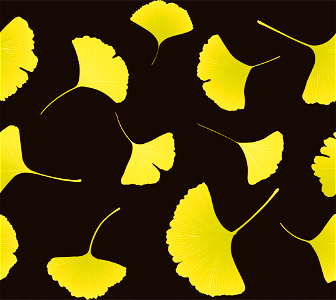 Ginkgo leaves. Free illustration for personal and commercial use.