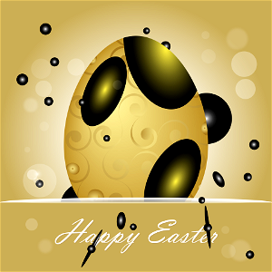Gold egg. Free illustration for personal and commercial use.