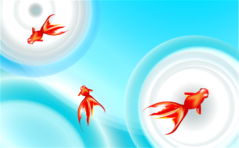 Goldfish water. Free illustration for personal and commercial use.