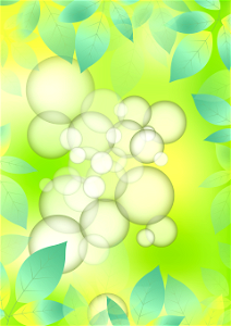Green leaves background. Free illustration for personal and commercial use.