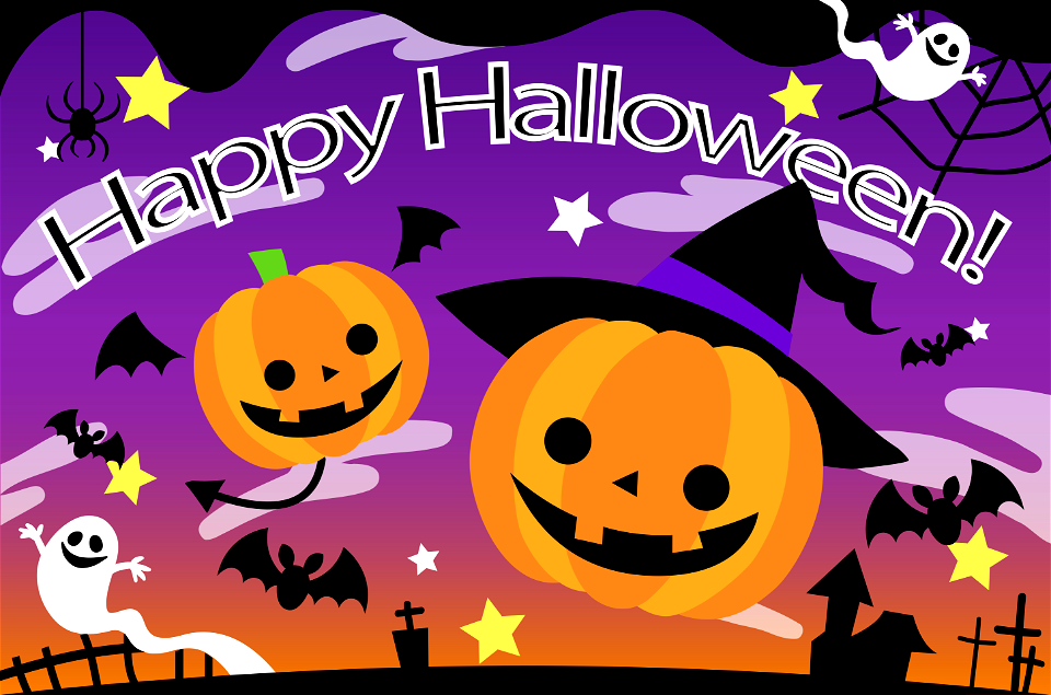 Happy halloween. Free illustration for personal and commercial use.