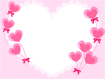 Heart frame. Free illustration for personal and commercial use.
