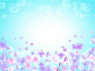 Hydrangea background. Free illustration for personal and commercial use.