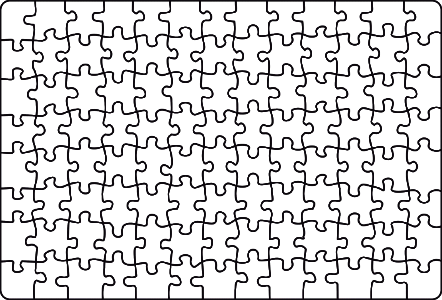 Jigsaw puzzle. Free illustration for personal and commercial use.