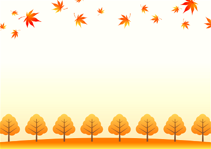 Maple autumn frame. Free illustration for personal and commercial use.