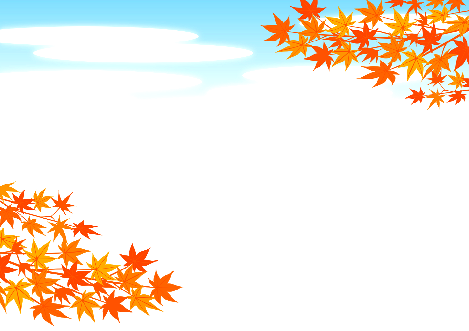 Maple autumn leaves. Free illustration for personal and commercial use.