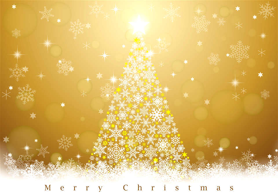 Merry christmas. Free illustration for personal and commercial use.