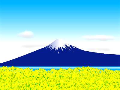Mount fuji. Free illustration for personal and commercial use.