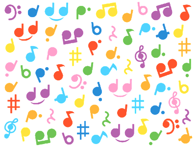 Music note background. Free illustration for personal and commercial use.