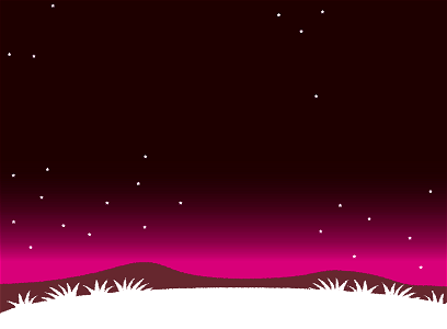 Night landscape. Free illustration for personal and commercial use.