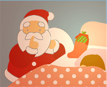 Santa claus. Free illustration for personal and commercial use.