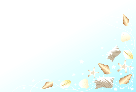 Shell summer sea. Free illustration for personal and commercial use.