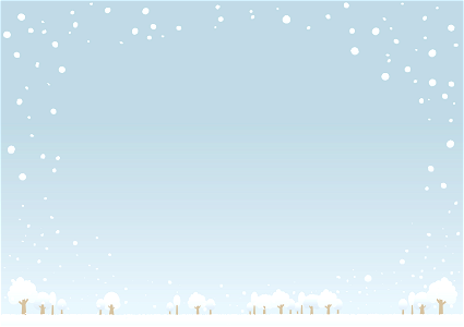 Snow frame. Free illustration for personal and commercial use.