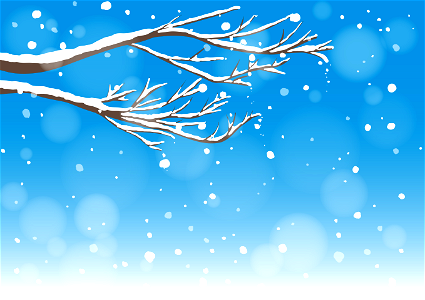 Snow winter. Free illustration for personal and commercial use.