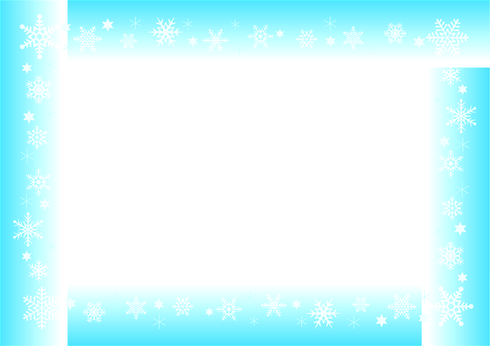 Snowflake frame. Free illustration for personal and commercial use.