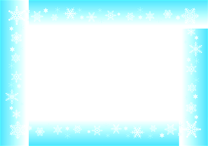 Snowflake frame. Free illustration for personal and commercial use.