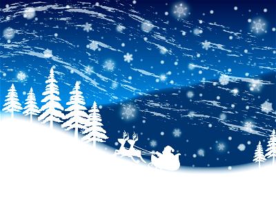 Snowstorm christmas. Free illustration for personal and commercial use.