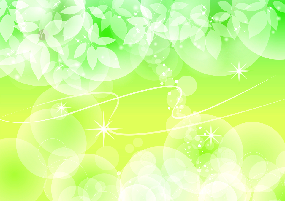 Spring green leaves. Free illustration for personal and commercial use.