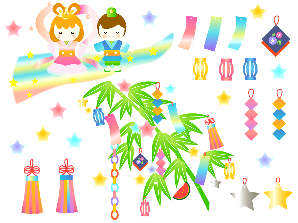 Star festival. Free illustration for personal and commercial use.
