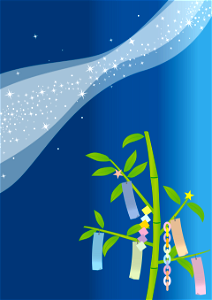 Star festival. Free illustration for personal and commercial use.