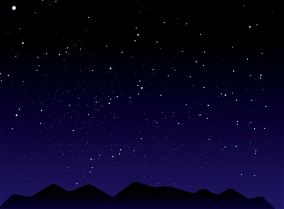 Starry sky. Free illustration for personal and commercial use.