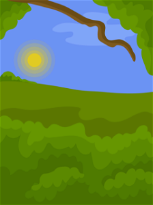 Forest background. Free illustration for personal and commercial use.
