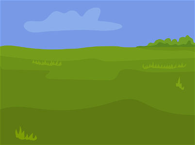 Green land background. Free illustration for personal and commercial use.