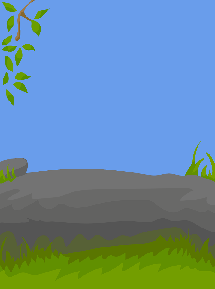 Green land nature background. Free illustration for personal and commercial use.