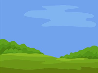 Green valley background. Free illustration for personal and commercial use.