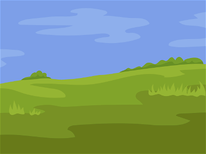 Green valley field background. Free illustration for personal and commercial use.