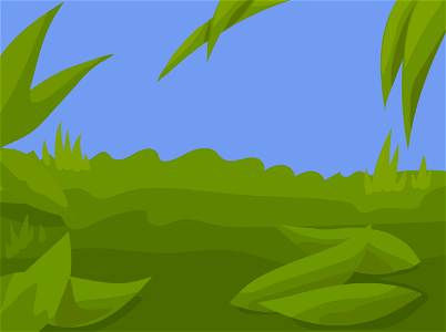 Jungle background. Free illustration for personal and commercial use.