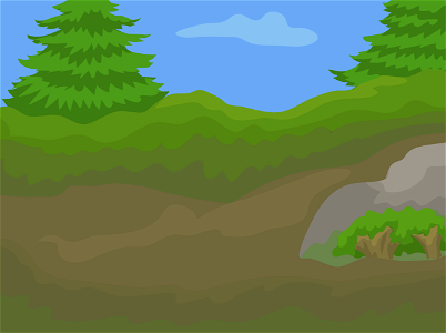 Nature forest background. Free illustration for personal and commercial use.