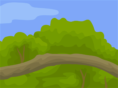 Tree branch forest background. Free illustration for personal and commercial use.