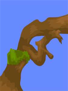 Tree trunk branch background. Free illustration for personal and commercial use.
