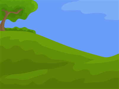 Valley nature background. Free illustration for personal and commercial use.