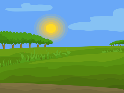 Woodland edge background. Free illustration for personal and commercial use.