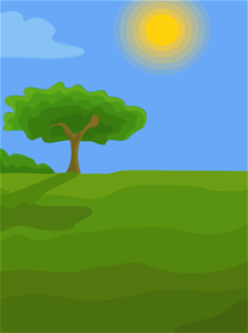Woodland edge background. Free illustration for personal and commercial use.