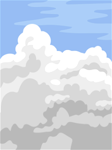Clouds background. Free illustration for personal and commercial use.