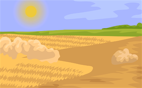 Field background. Free illustration for personal and commercial use.