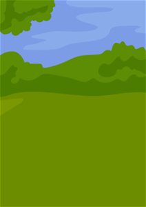 Green field background. Free illustration for personal and commercial use.