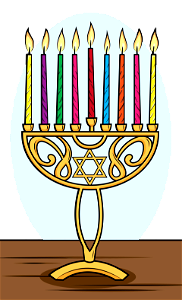 Hanukkah. Free illustration for personal and commercial use.