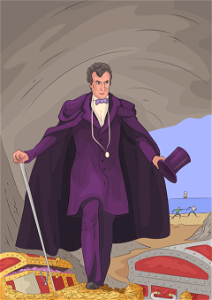 The count of monte cristo. Free illustration for personal and commercial use.