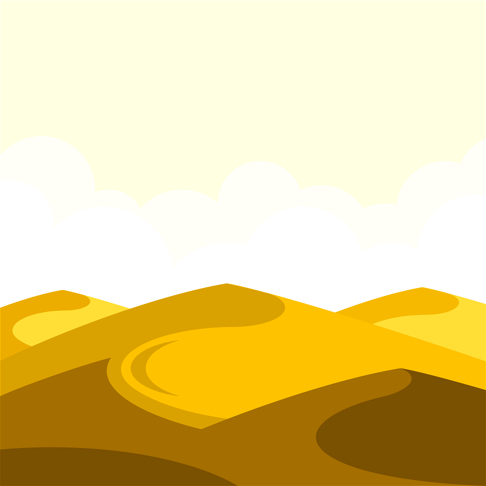 Desert landscape. Free illustration for personal and commercial use.