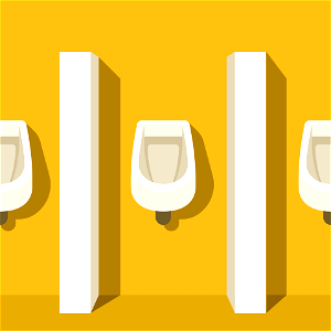 Men toilet. Free illustration for personal and commercial use.