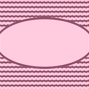 Pastel zigzag lines label. Free illustration for personal and commercial use.