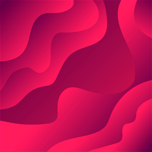 Pink waves background. Free illustration for personal and commercial use.