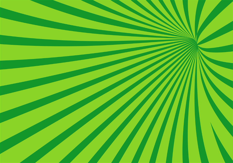 Rays burst green. Free illustration for personal and commercial use.
