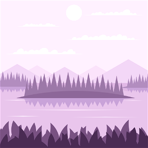 River islands. Free illustration for personal and commercial use.