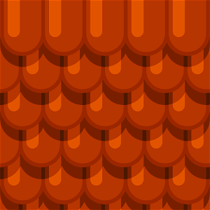 Roof tiles. Free illustration for personal and commercial use.